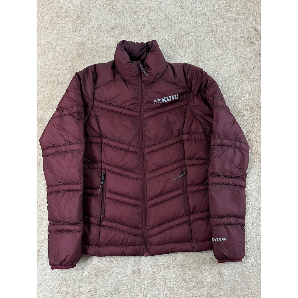 KUIU Super Down Ultra Jacket Men's XS Burgundy 850+ Fill Goose Down Puffer Quilt